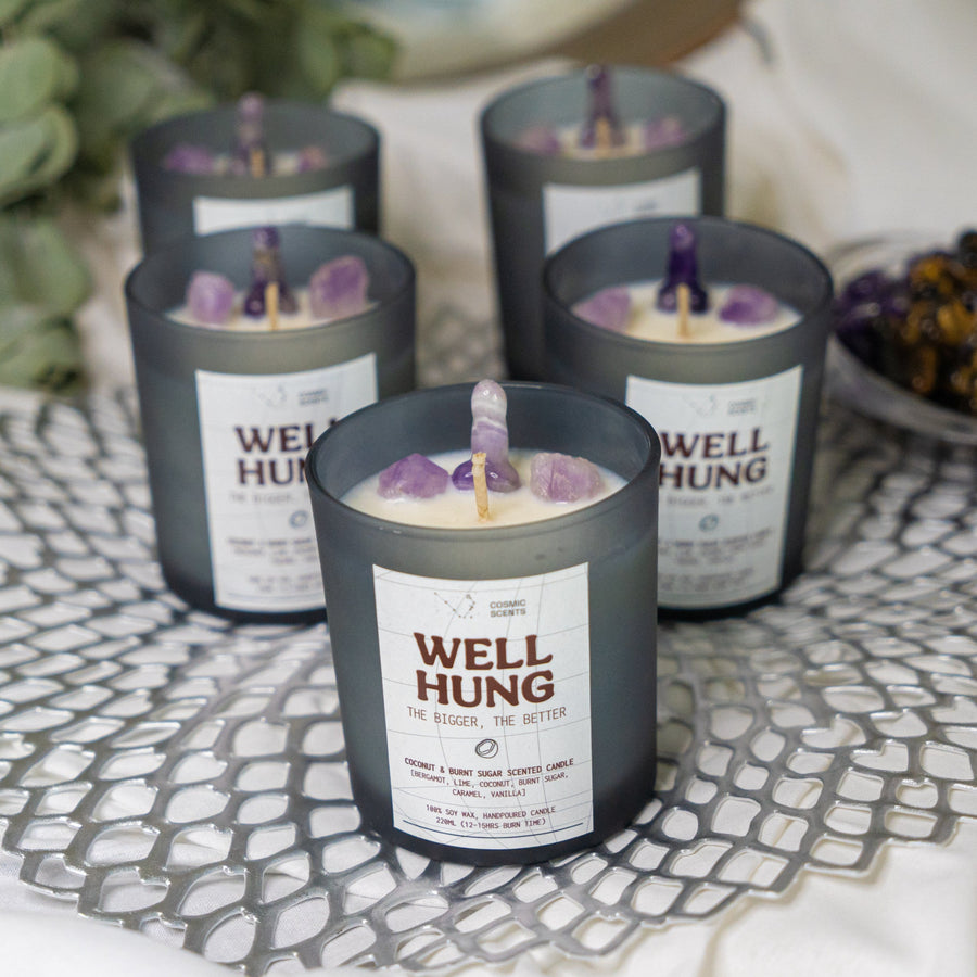 Valentine Day Cosmic Scents Well Hung Candles